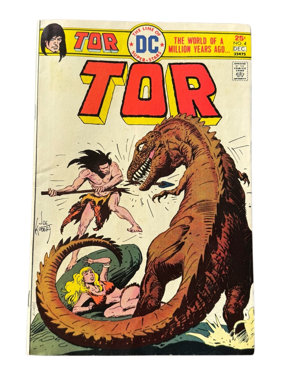 Tor #4, published by DC Comics in December 1975 Vintage